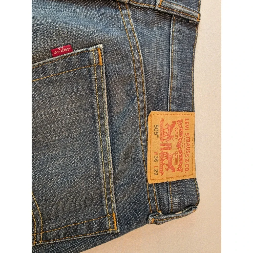 Levis Mens 505 Jeans 36 X 29